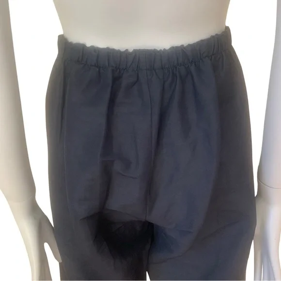 BRYN WALKER Wide Leg Pull On Dark Blue Capri Pants Size Small - Picture 11 of 16
